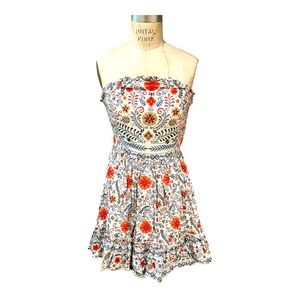 Anthropologie - Forever That Girl:  Ruffled Tube Mini Dress